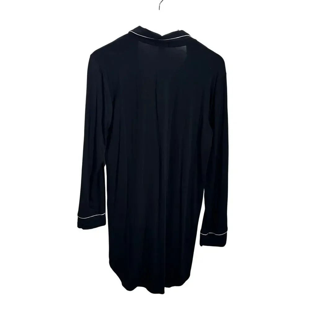 Eberjey Black Buttoned Down MOB 